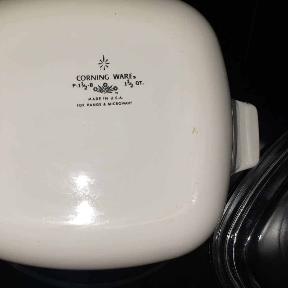 CORNING WARE CORNFLOWER P-1 1/2-B SAUCE PAN & LID - Picture 4 of 7